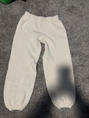 Free People Beach Cream Knit beach pants